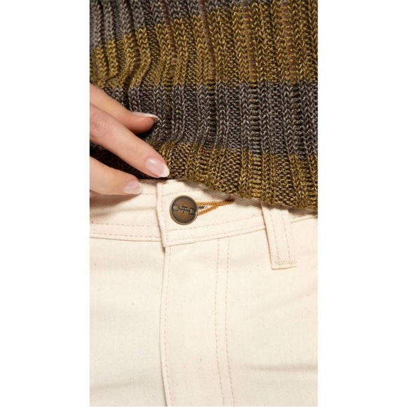 NEW ON THIS DAY OTD unisex carpenter pants in natural Size 26 - Picture 4 of 11